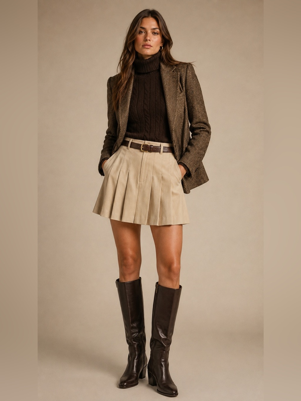 EDIT by Jason Wu Pleated Mini Skort – Small